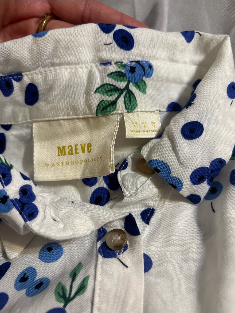 Maeve Blithe Button-Down Blouse - Picture 7 of 9